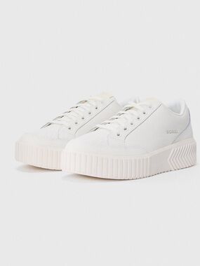 🔥☔️🔥 Sorel ONA AVE white leather trainers - sea salt, size 8 US
